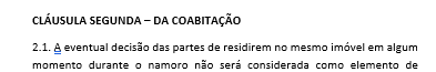 Contrato de Namoro (Português / Inglês)