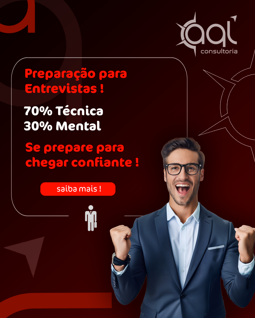 Consultoria para carreira, transição profissional ou recolocação.