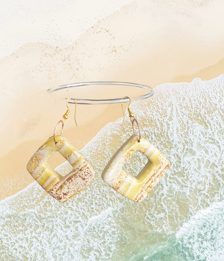 Square Geometric Earrings