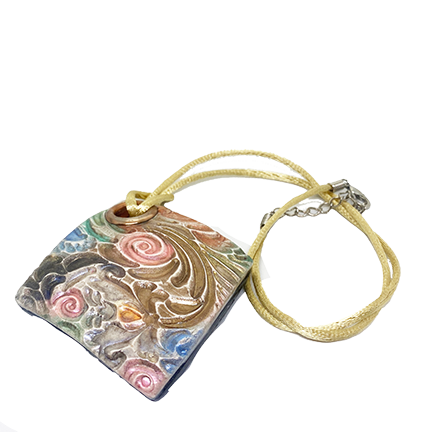 Handmade -  Handmade Polymer Clay Nature-Inspired Earrings and Pendant