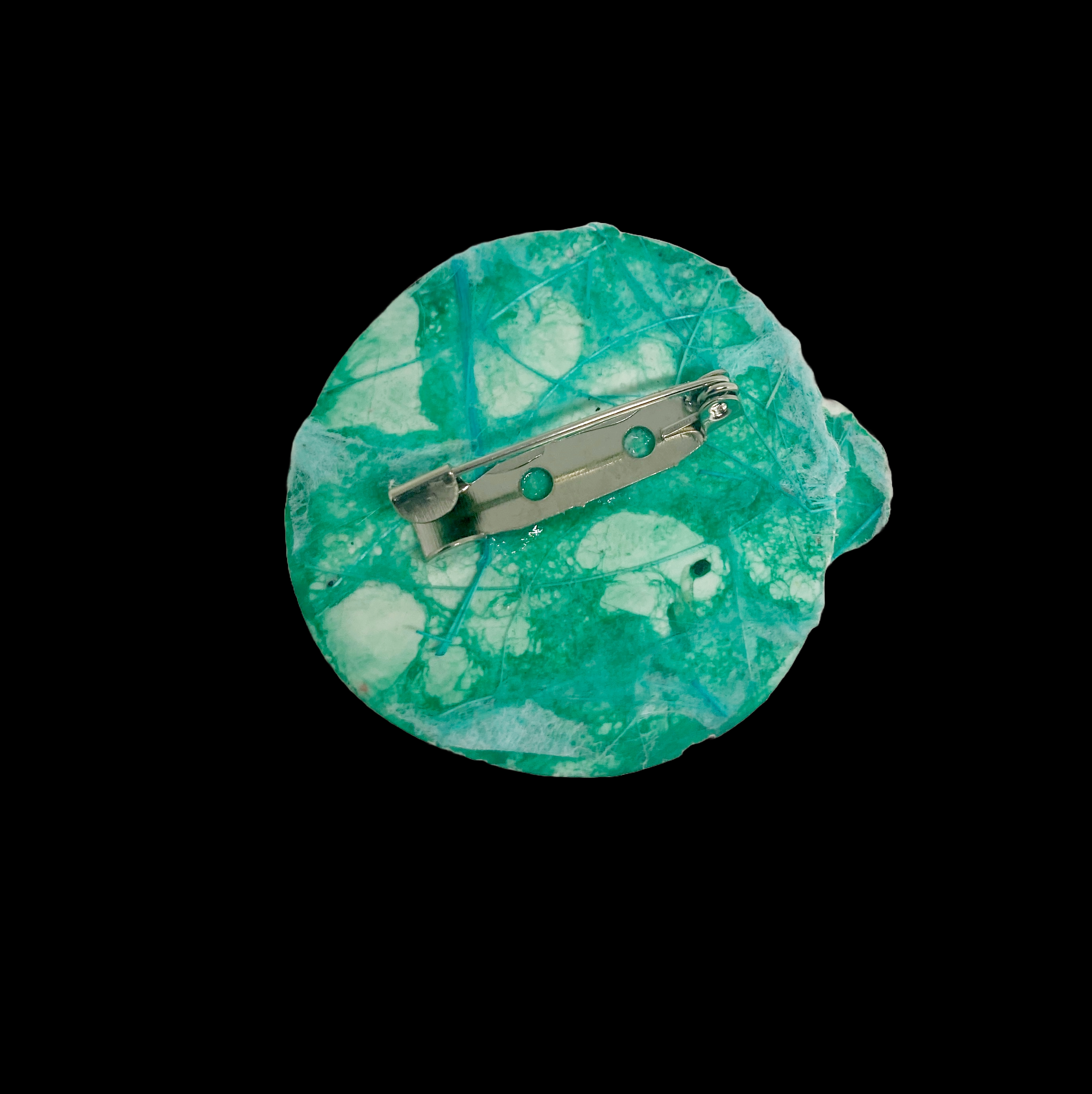 Brooch/Pin: Handmade Polymer Clay - "Forest Heart Brooch"