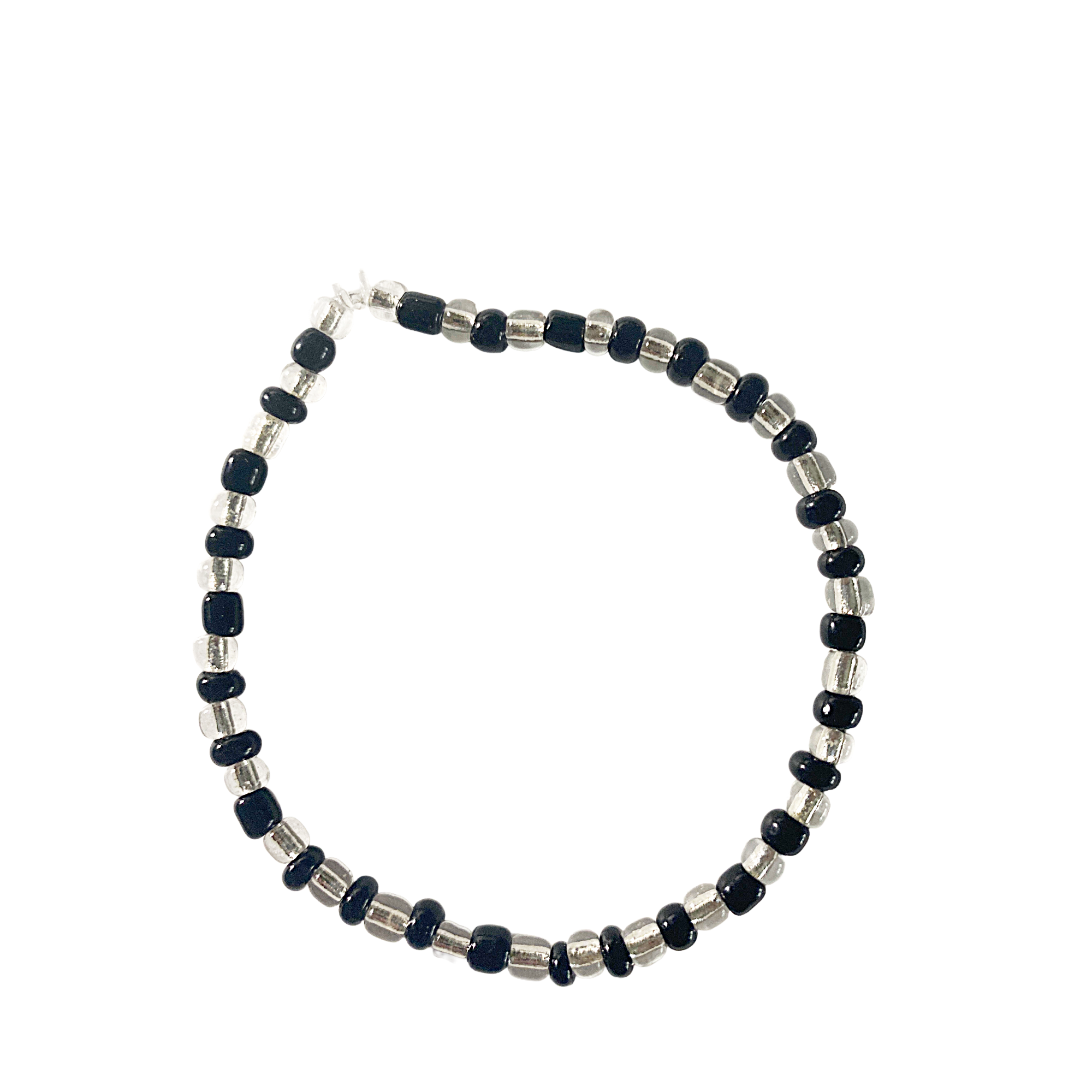 Midnight Alloy Bead Bracelet