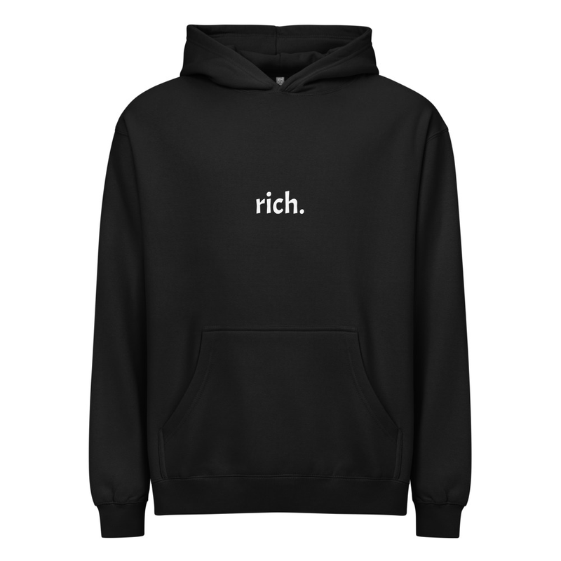 Men’s rich.™ box hoodie