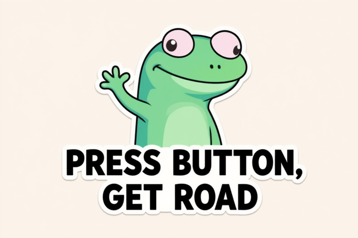 Lizard Lizard Lizard Vinyl Decal Sticker