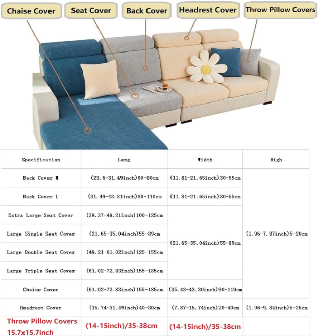 Sofa Covers Magic Sofa Couch Covers 2024 New Wear-Resistant Universal Sofa Cover Stretch for Sectional Slipcovers (Texture-Gray,Large Single Seat Cover)