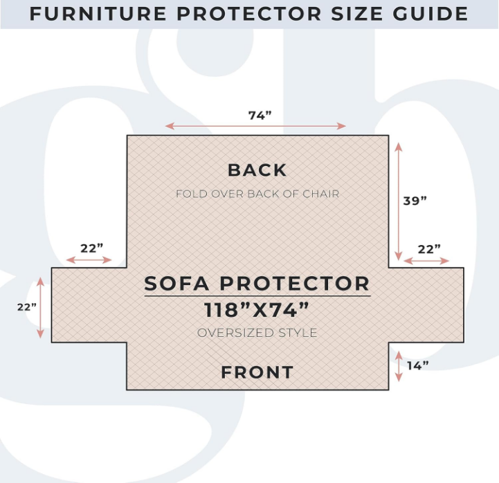 Home Reversible Patchwork Sofa Cover - Washable Slipcover Furniture Protector with Elastic Straps - Couch Cover for Dogs, Kids, and Pets - Box-Stitched Detail (Sofa, Olive/Brown)
