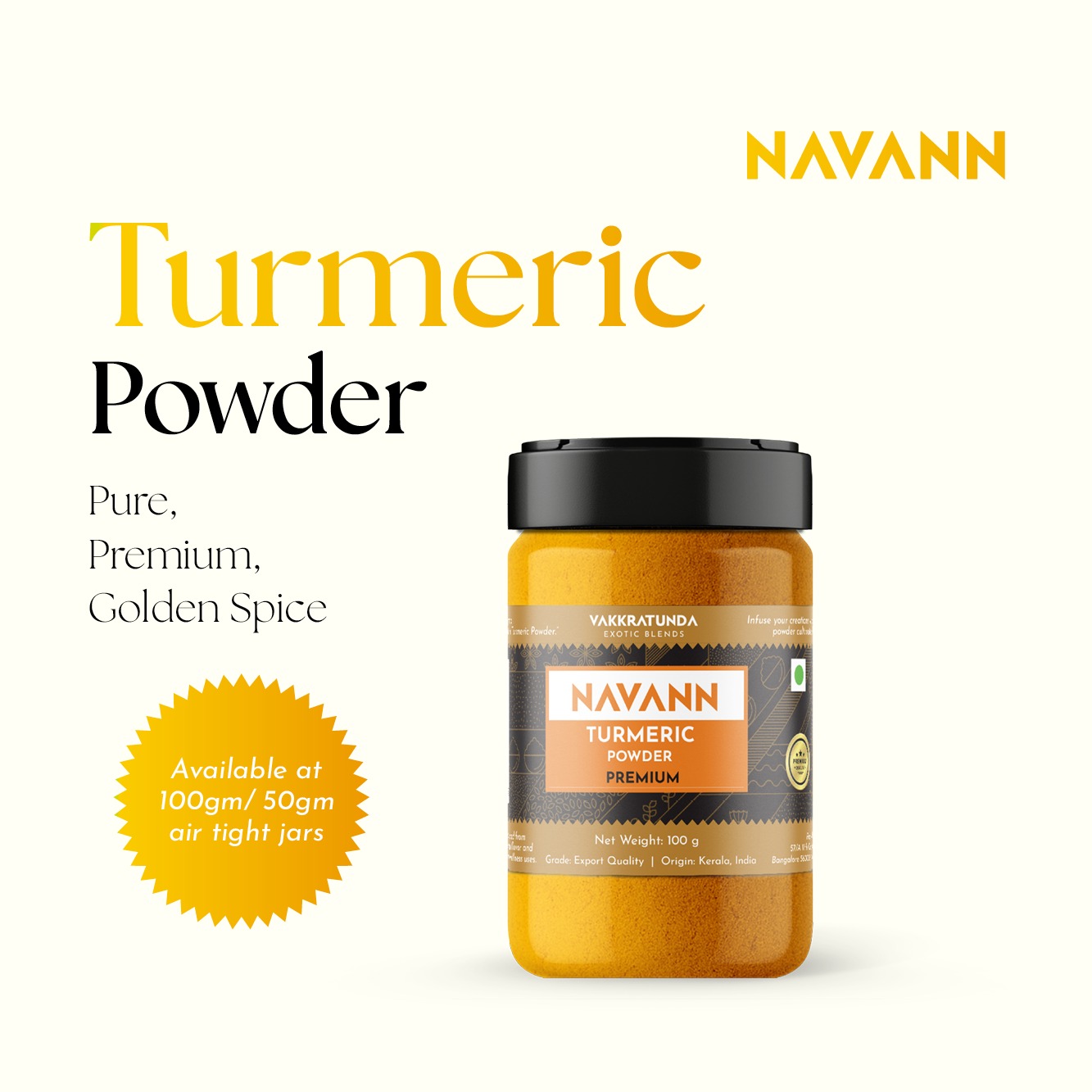 Navann Turmeric Powder Premium 
