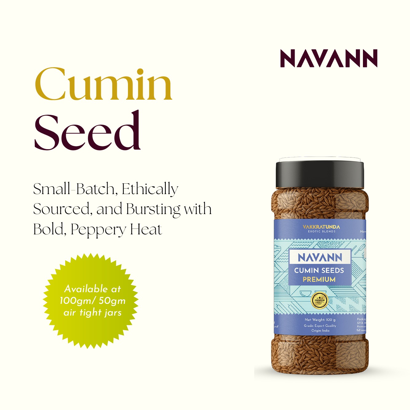 Navann Cumin Seed Premium 