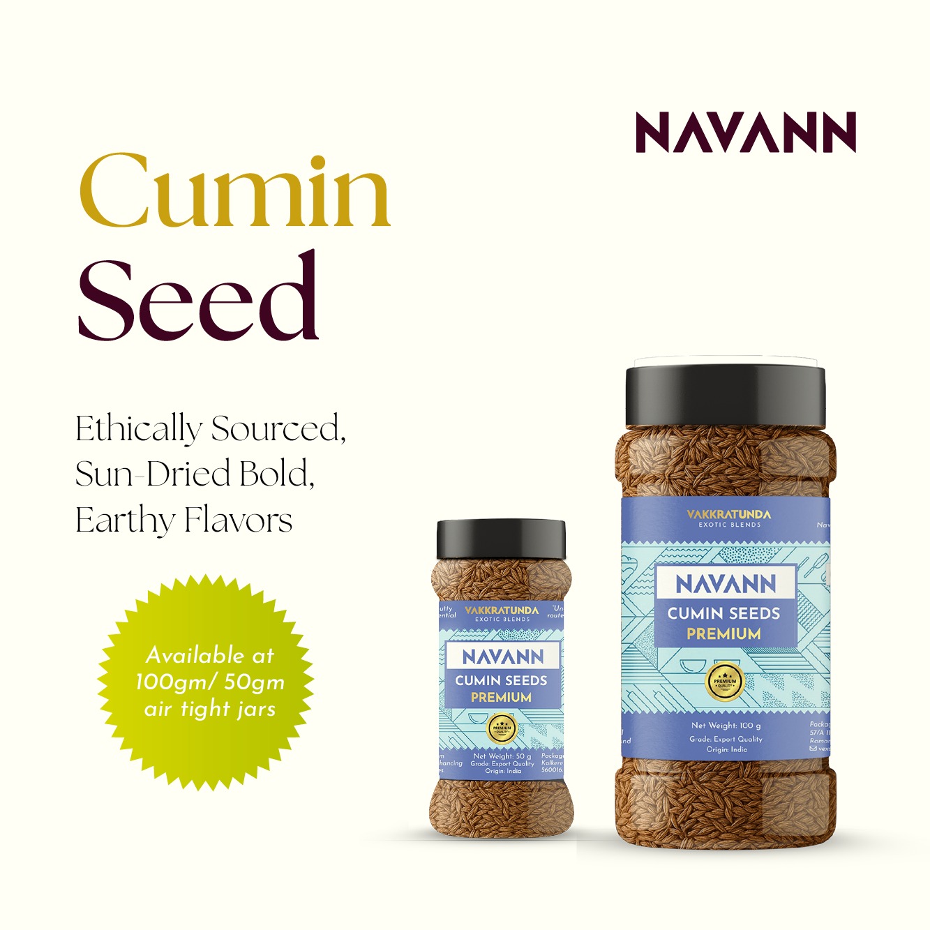 Navann Cumin Seed Premium 