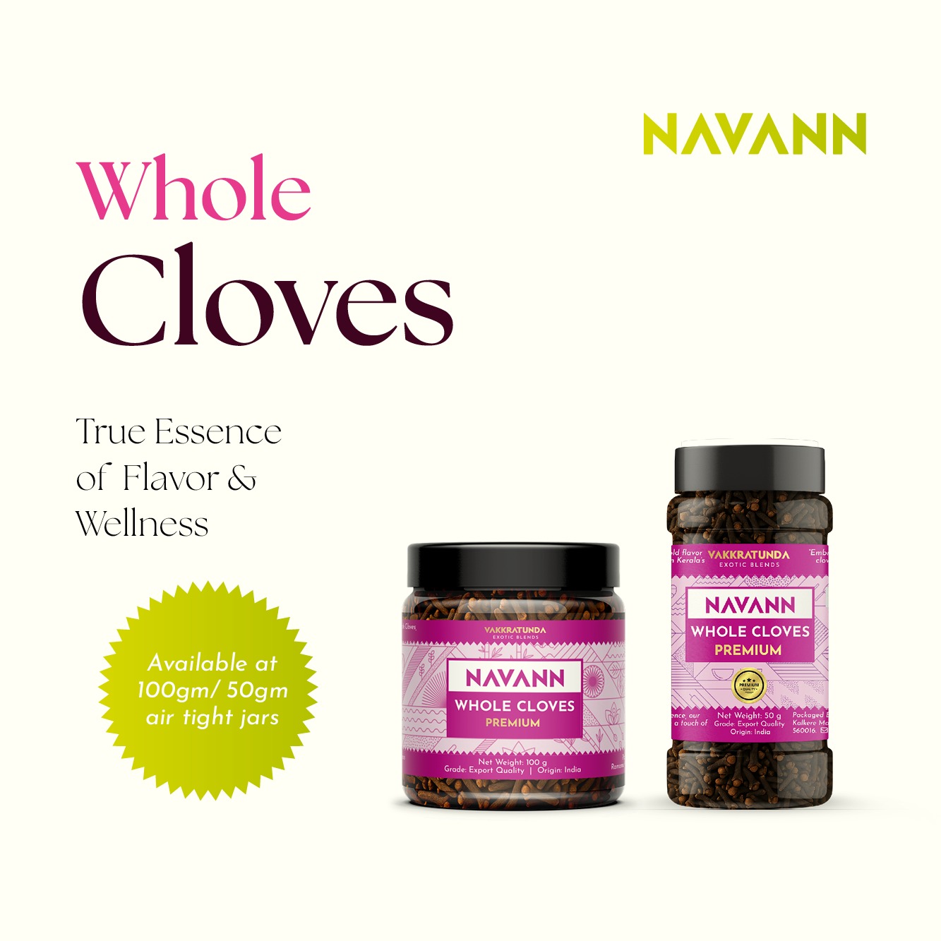 Navann Whole Cloves Premium 