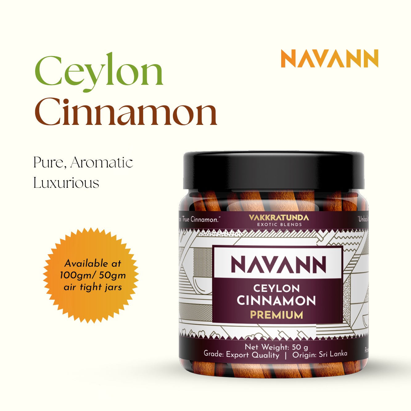 Navann Ceylon Cinnamon Premium 