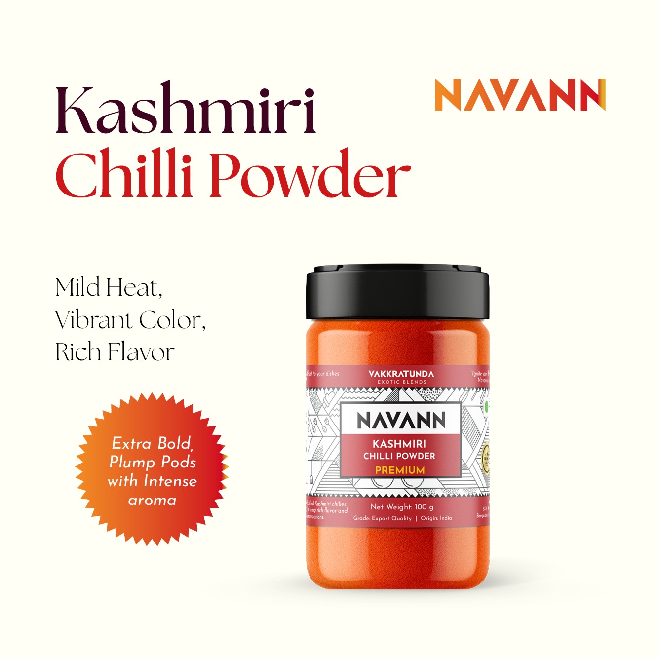Navann Kashmiri Chili Powder Premium 