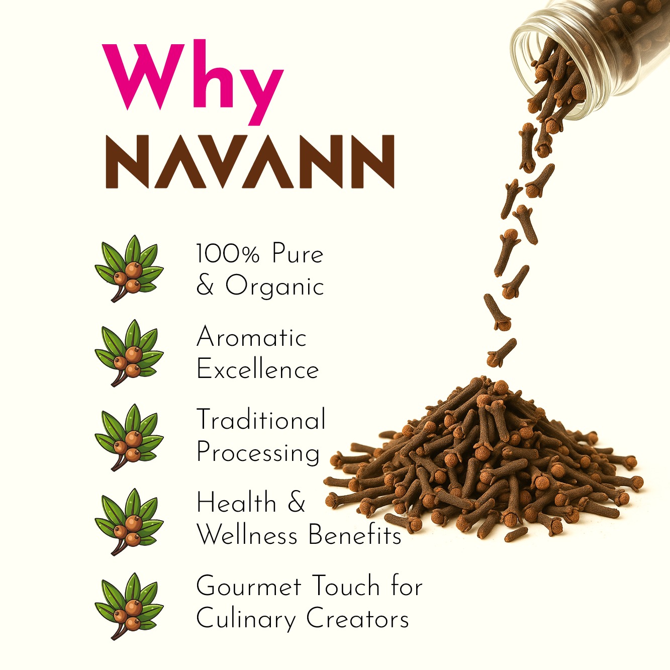 Navann Whole Cloves Premium 