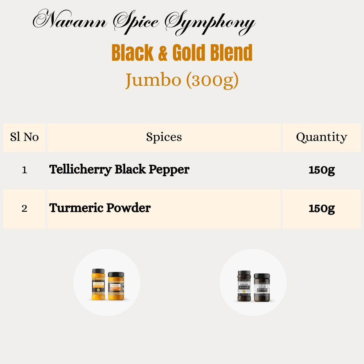 Navann Spice Symphony -  Black & Gold Blend