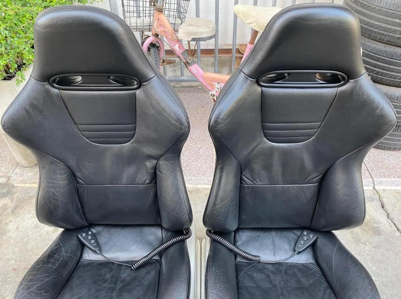 RECARO SP-JC LEATHER SEATS