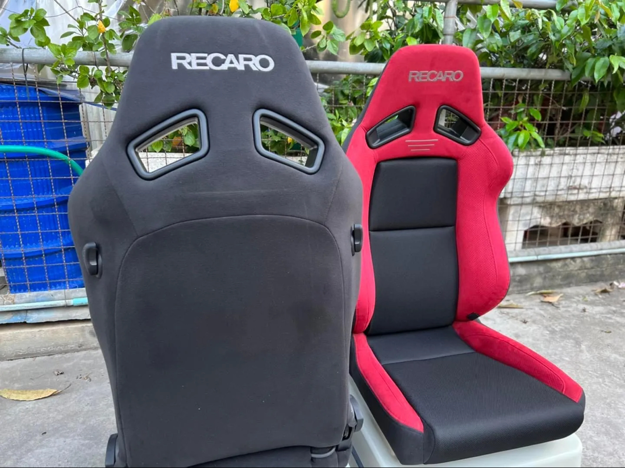 RECARO SR-7F RED SEATS