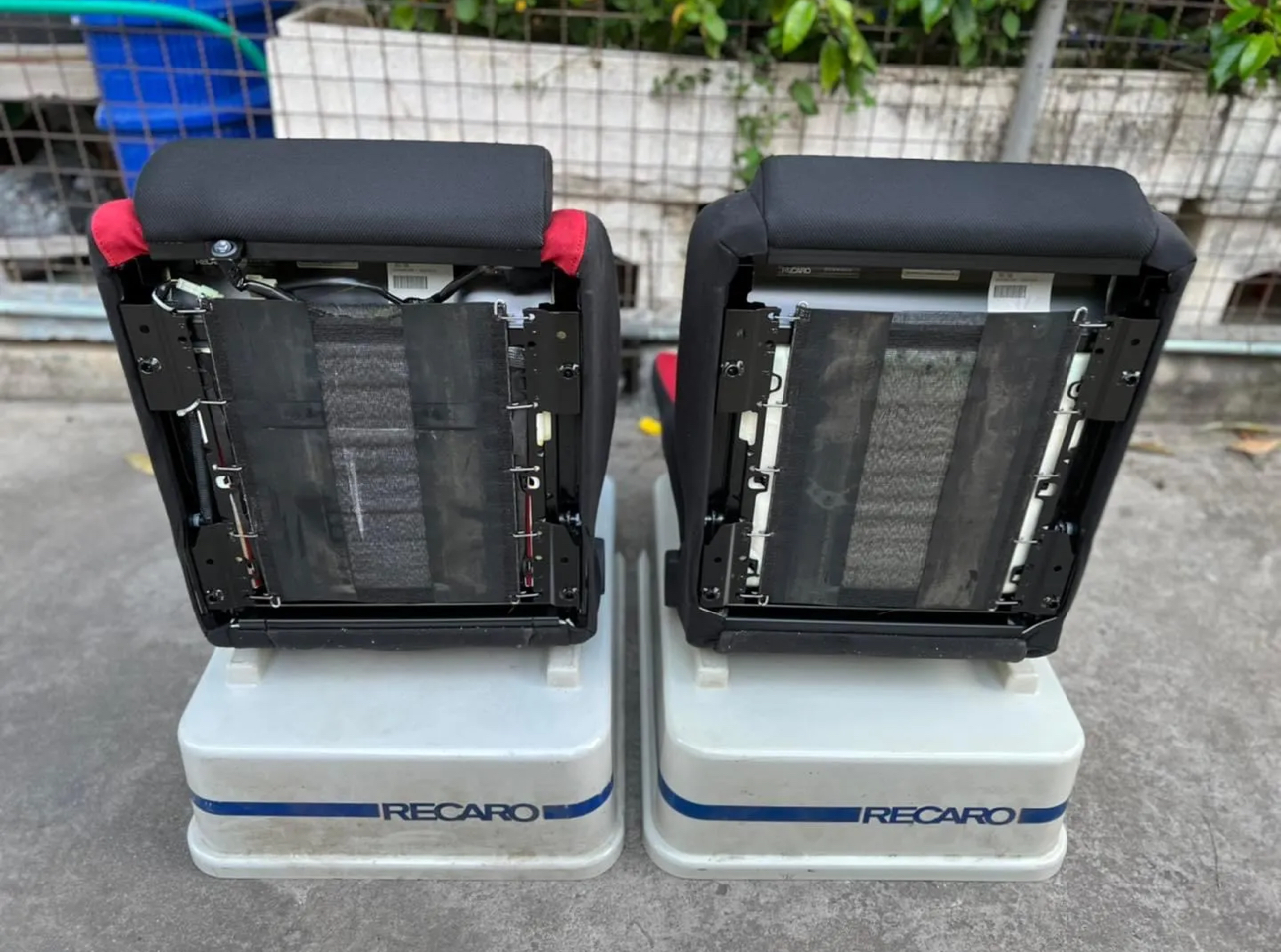 RECARO SR-7F RED SEATS