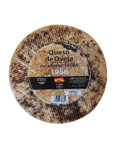 Queso de oveja curado con trufa