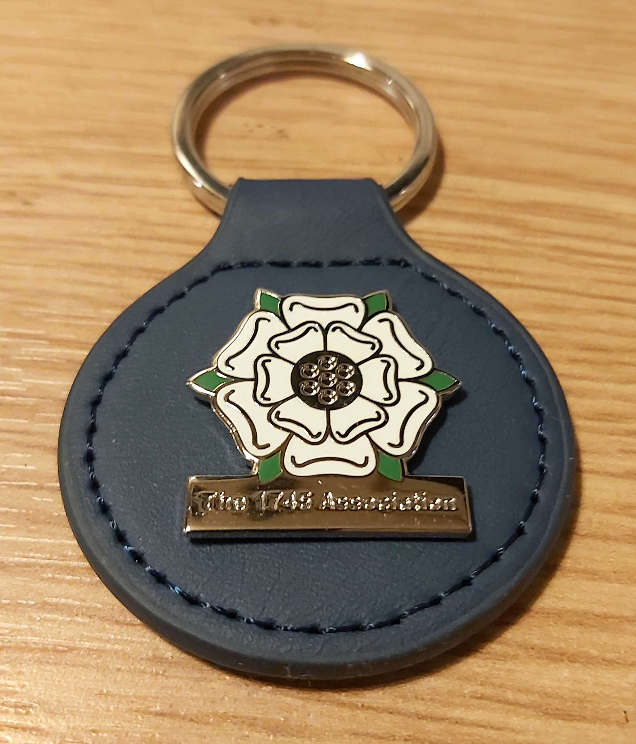 1745 Association Leather Keyfob