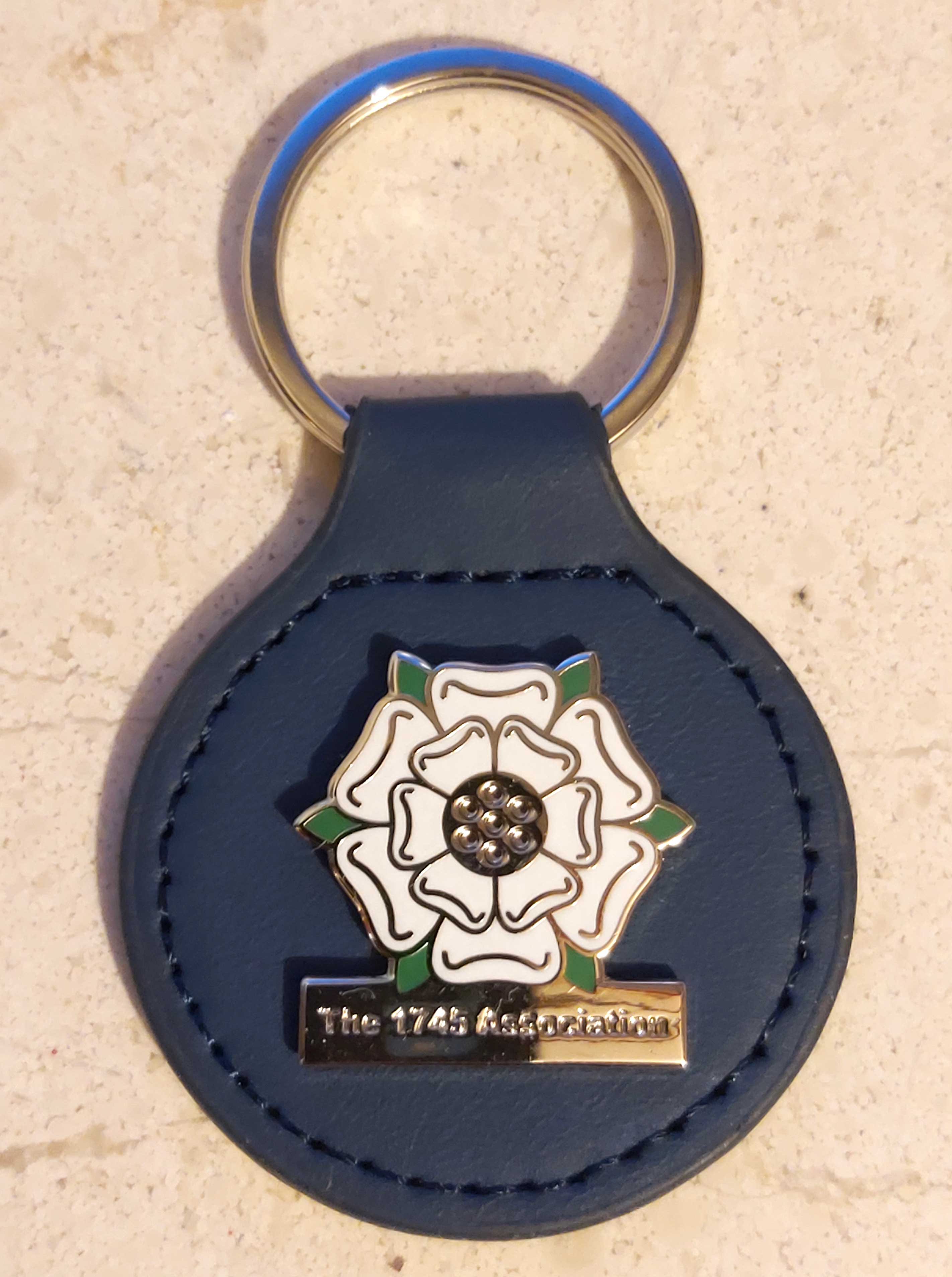 1745 Association Leather Keyfob