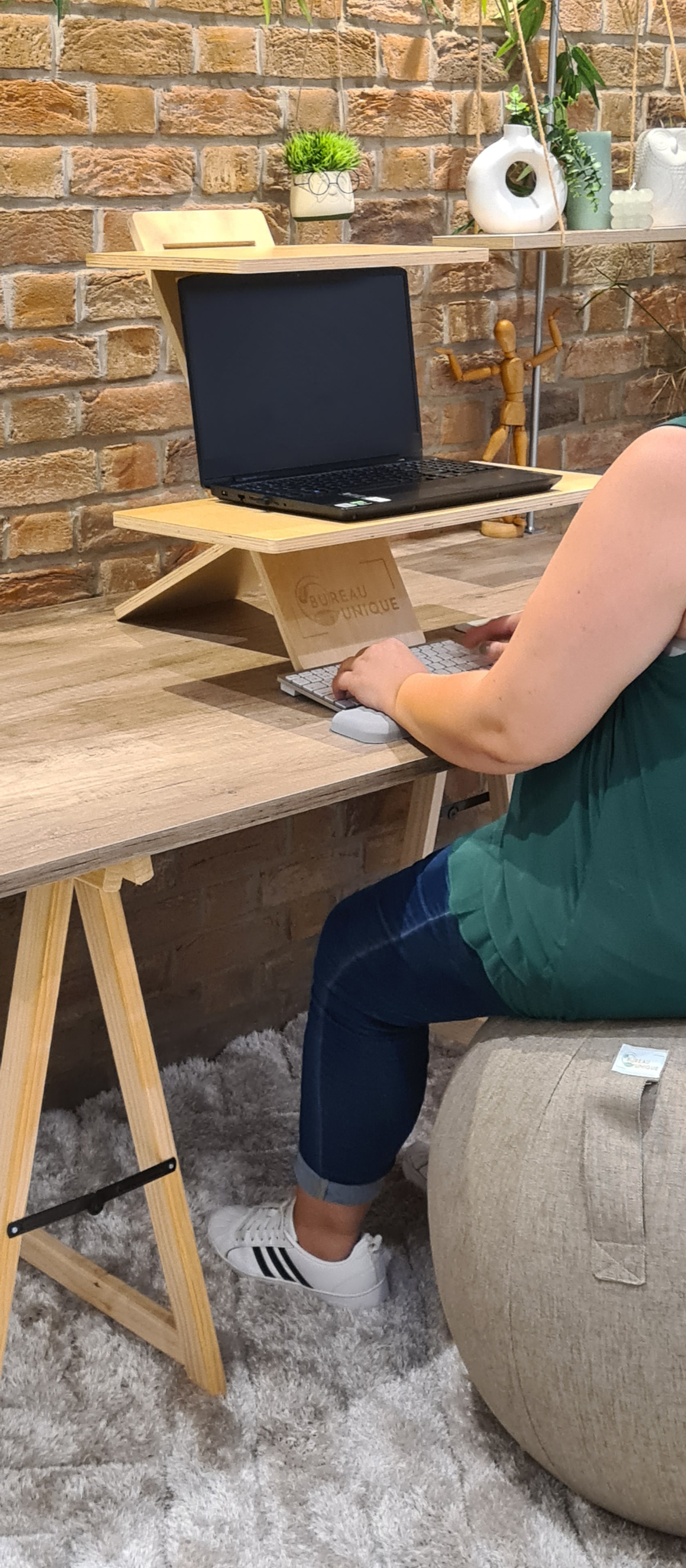 Bureau Assis-Debout - Laptop de bureau