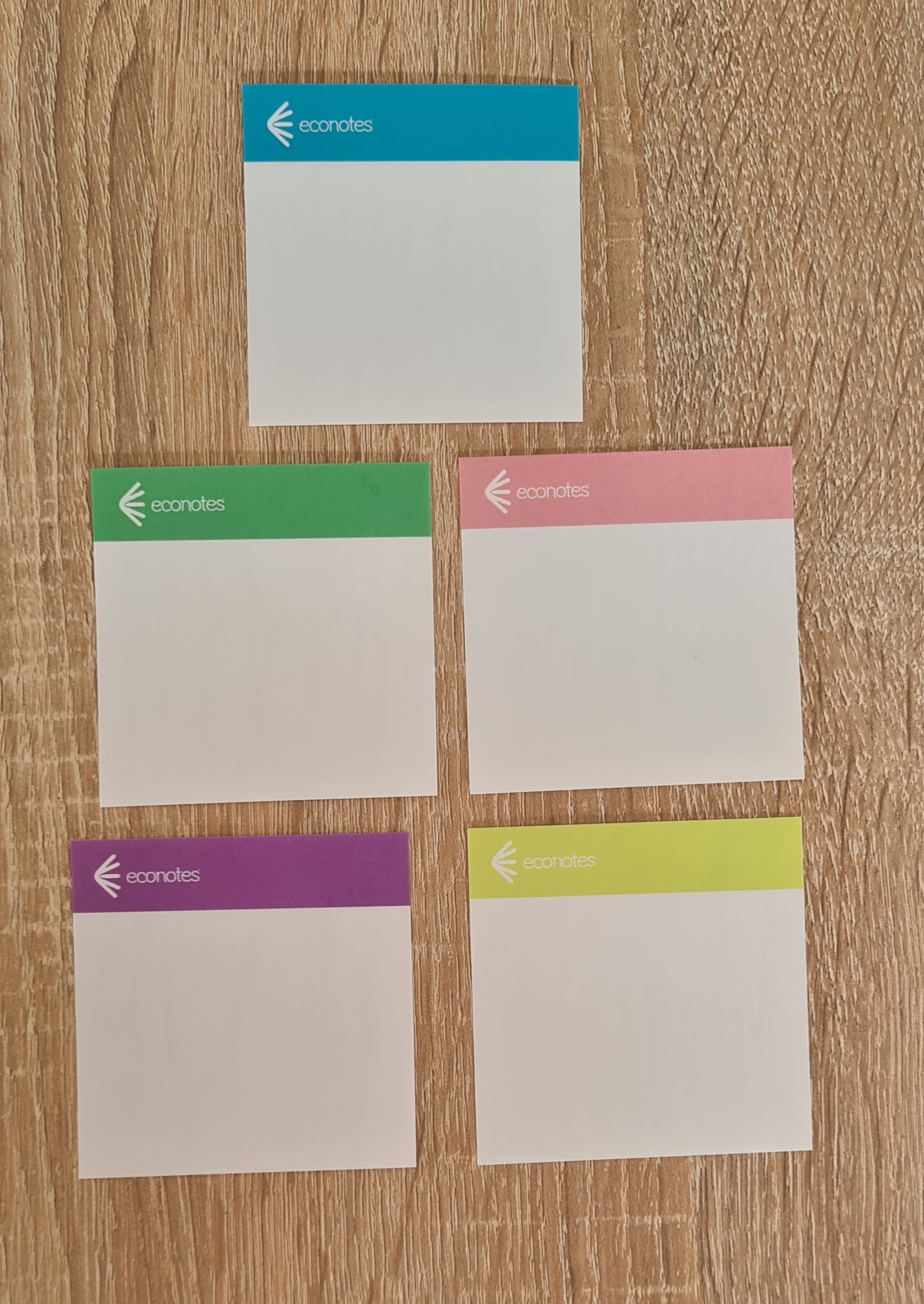 Lot de 5 feuilles Post-It effaçables Econotes
