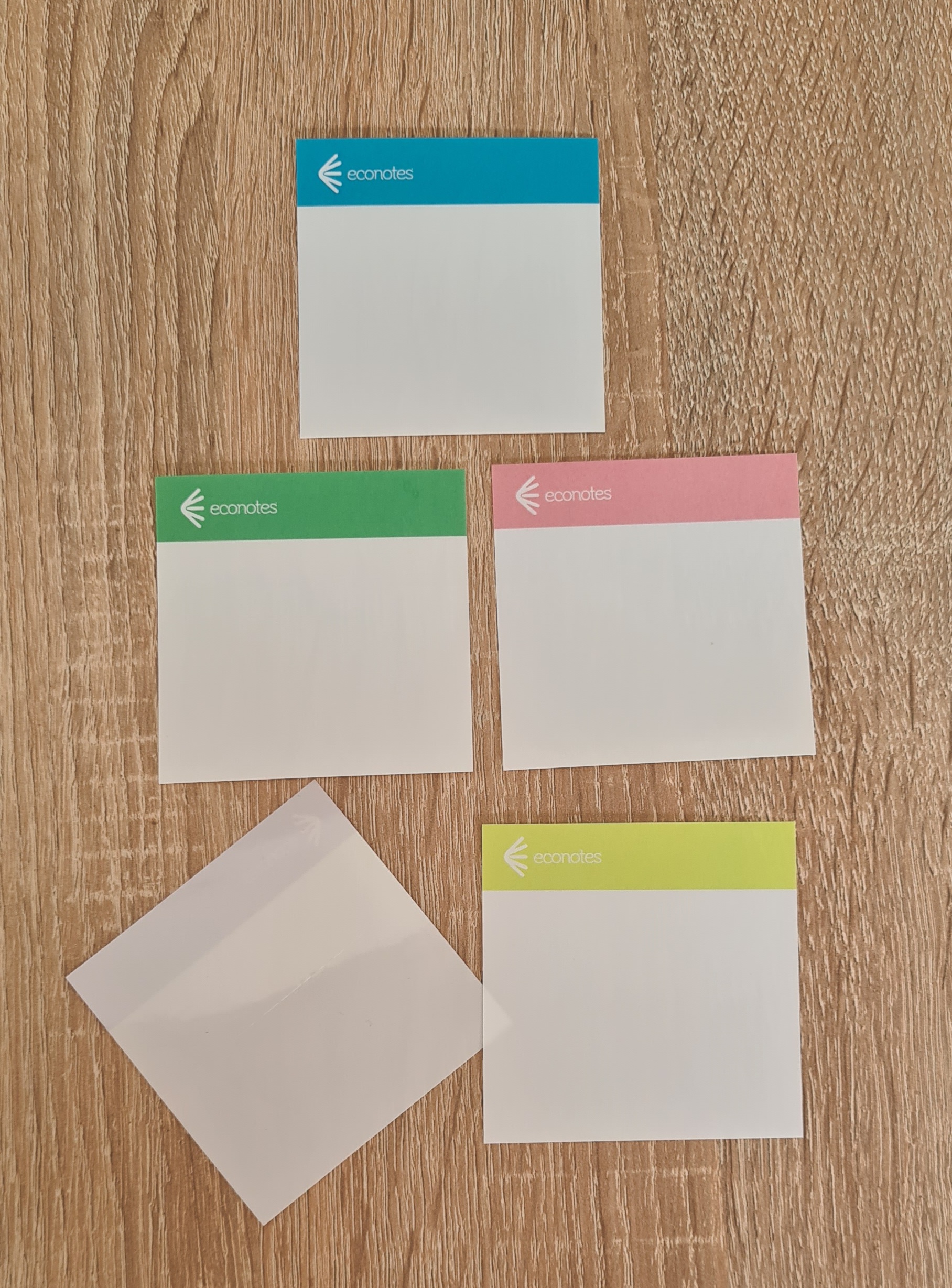Lot de 5 feuilles Post-It effaçables Econotes