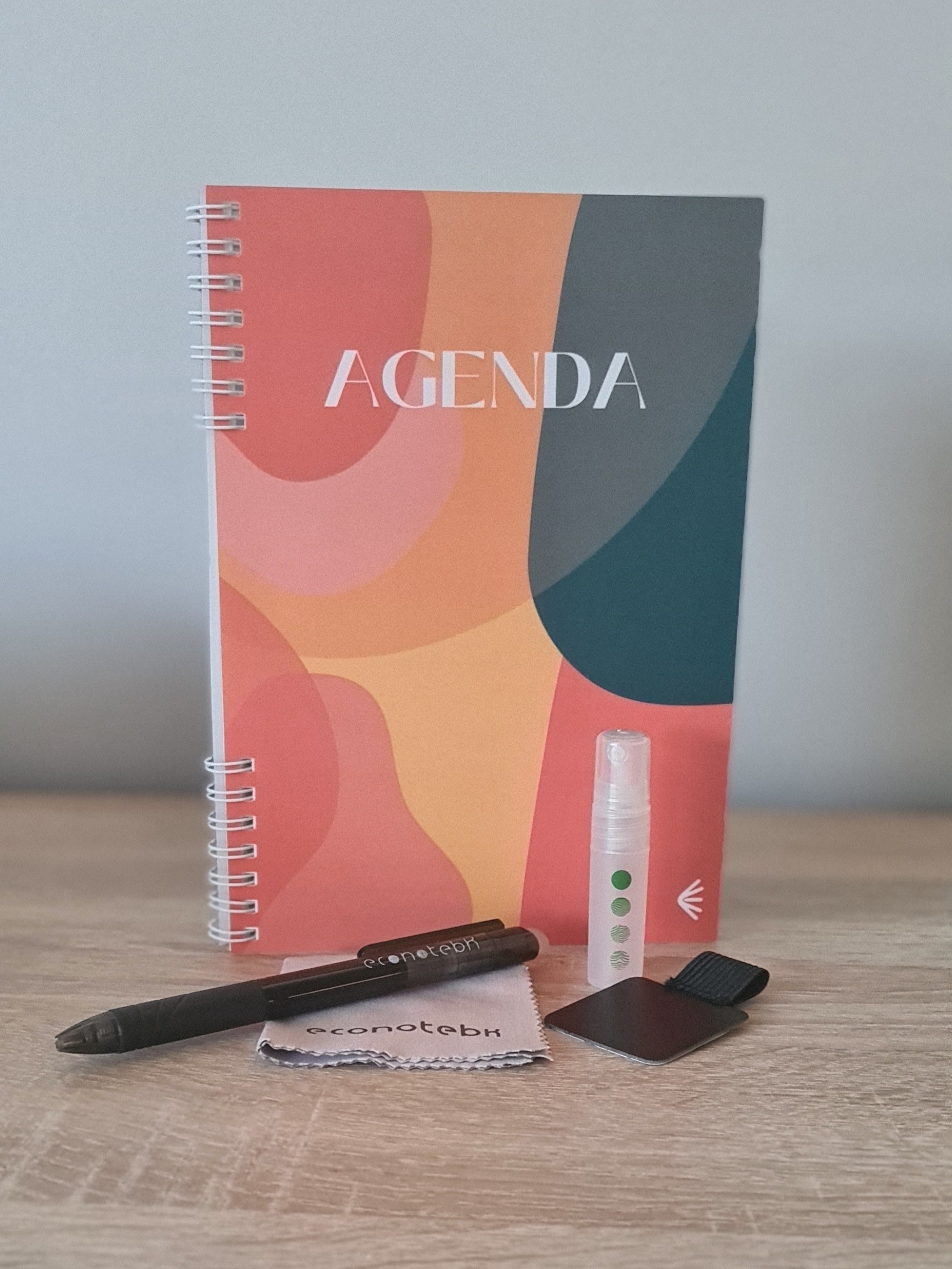 Agenda effaçable + 5 posts-it Econotes