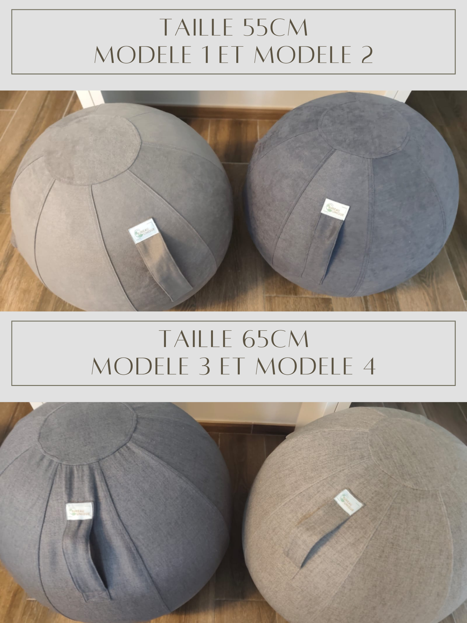 Offre Duo : Ballon d’assise et support ordinateur assis debout en bois