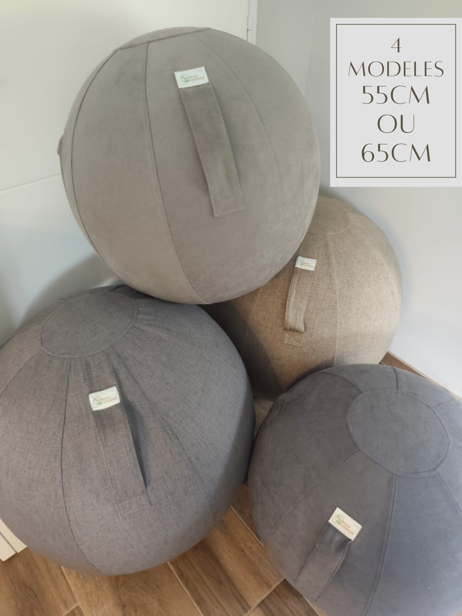 Ballon d'assise ergonomique 4 modèles - 2 Tailles