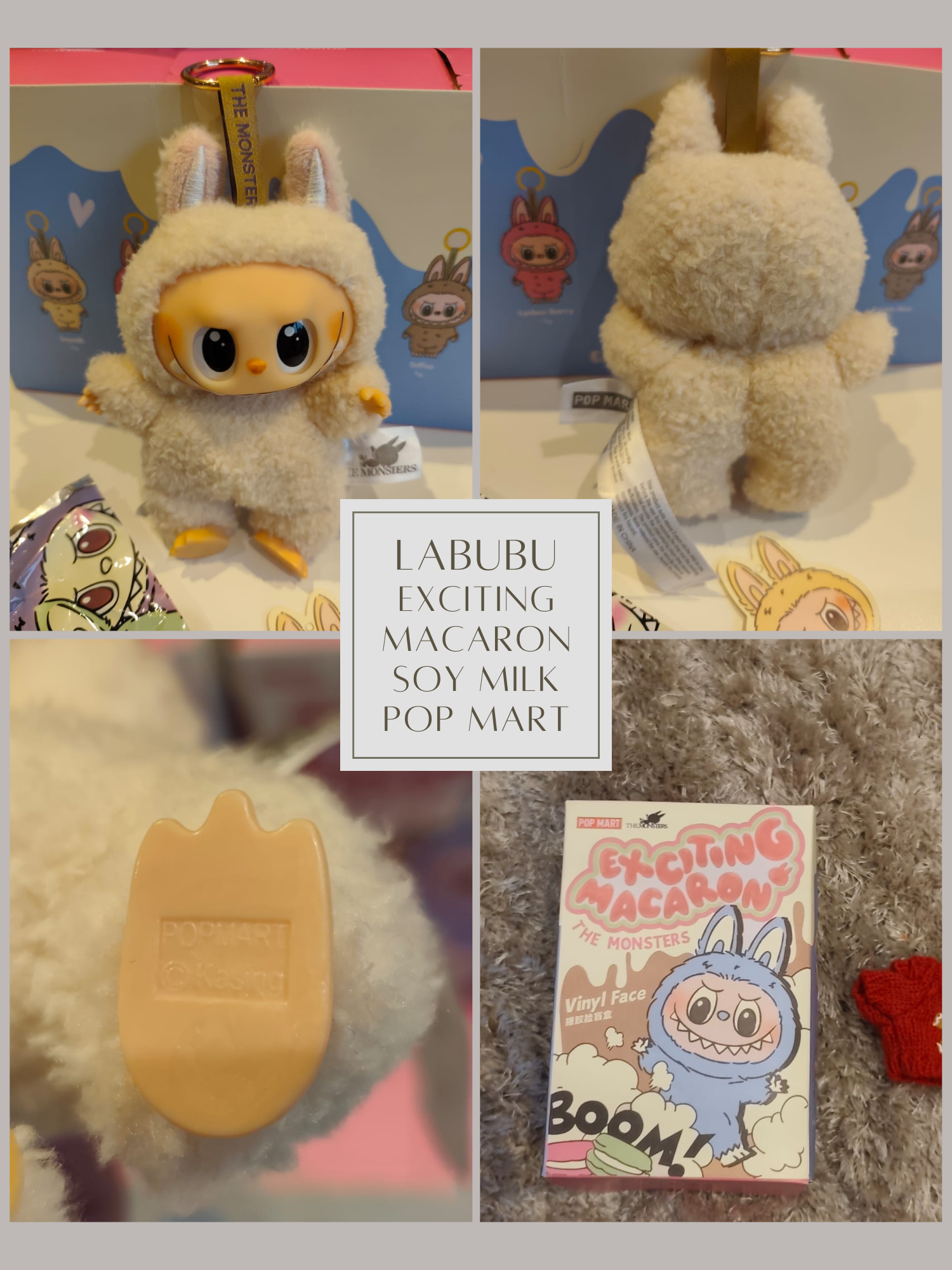 Lot 1 Labubu 17cm Exciting Macaron Scellé + 1 pull de Noël