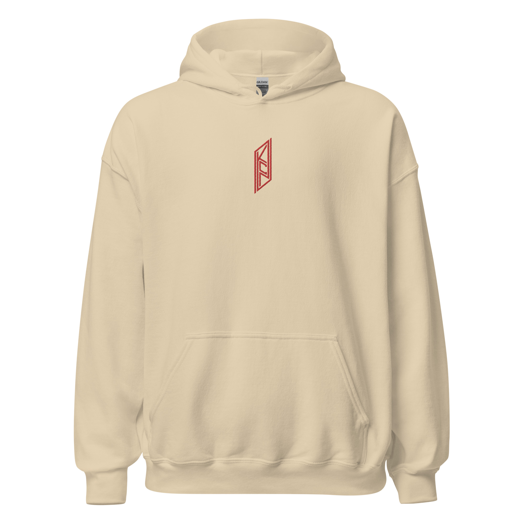 KCN Embroidered Tan Hoodie