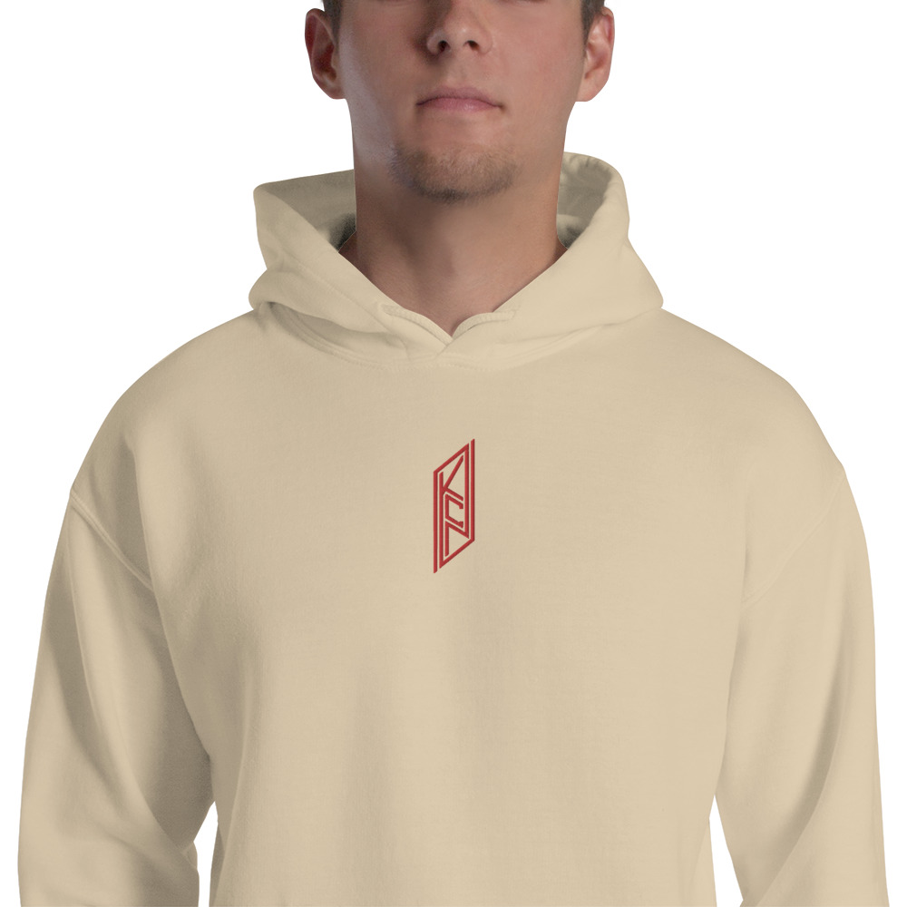 KCN Embroidered Tan Hoodie