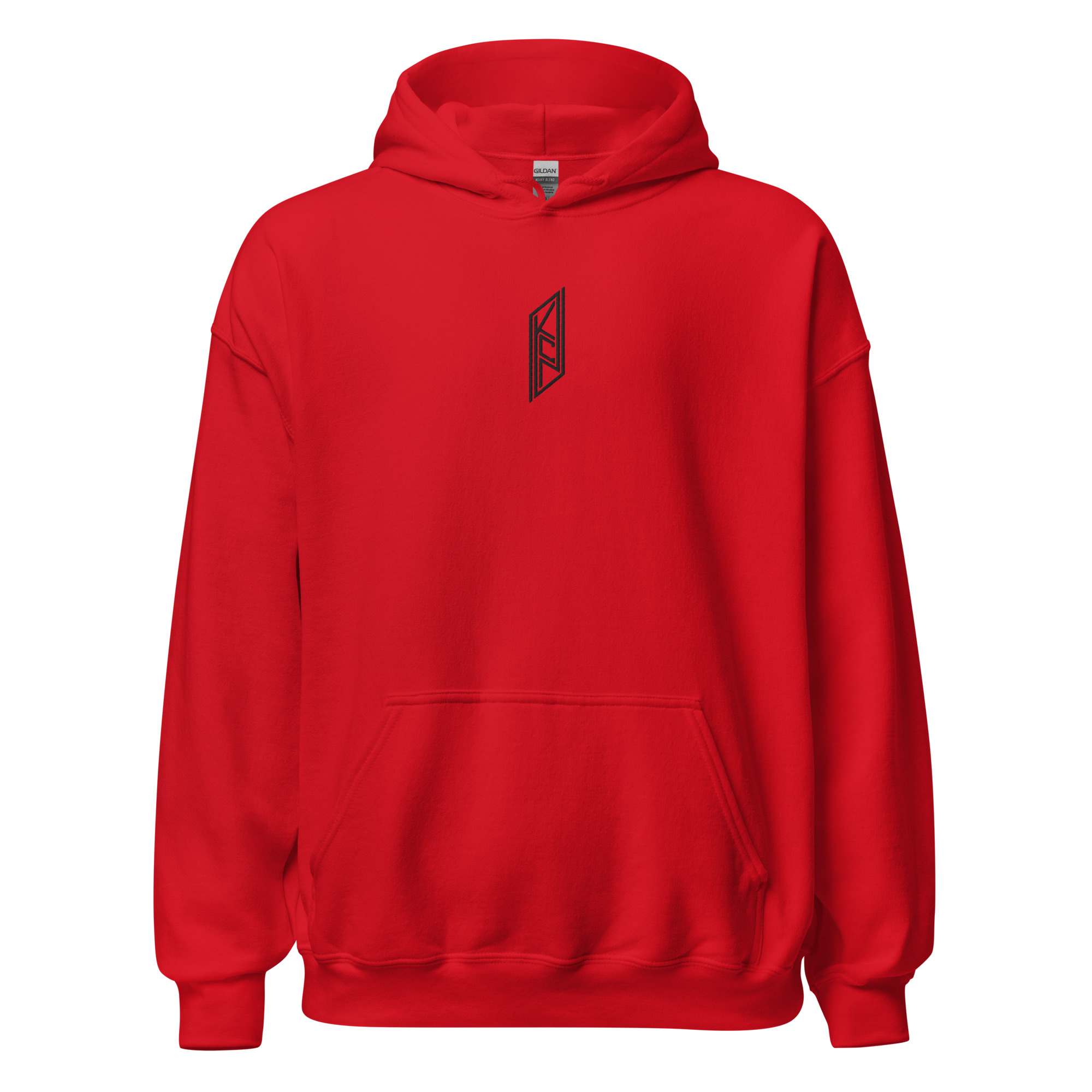 KCN Embroidered Red Hoodie