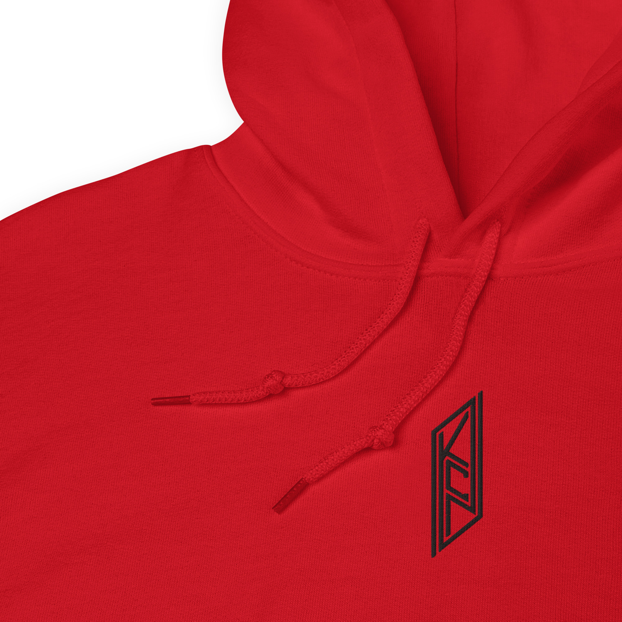 KCN Embroidered Red Hoodie