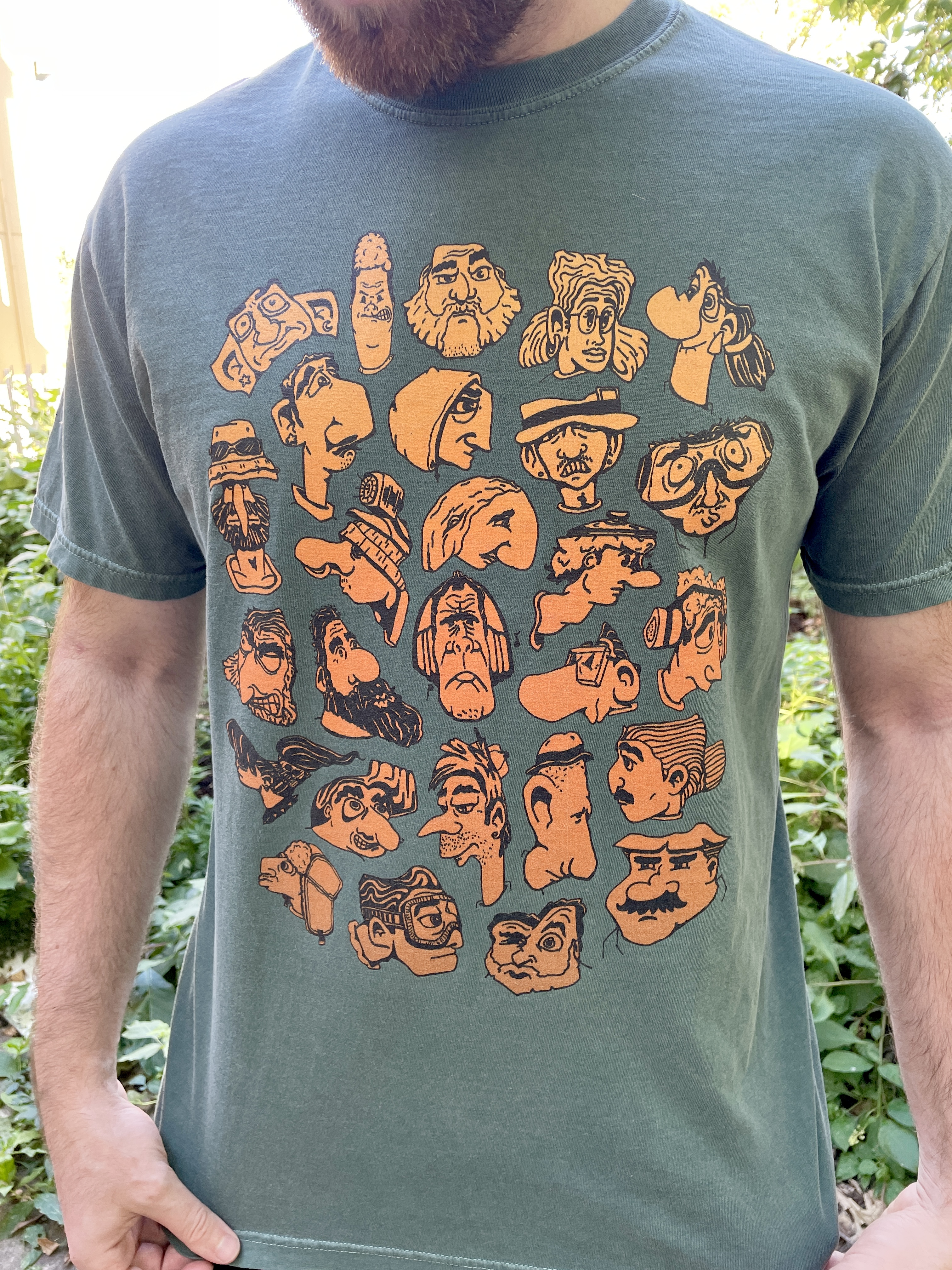 Faces! Blue Spruce Tee