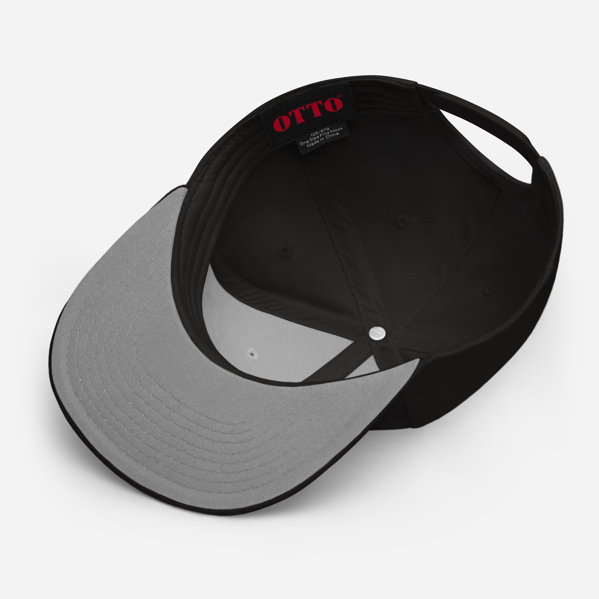 KCN Embroidered Black Snapback Hat