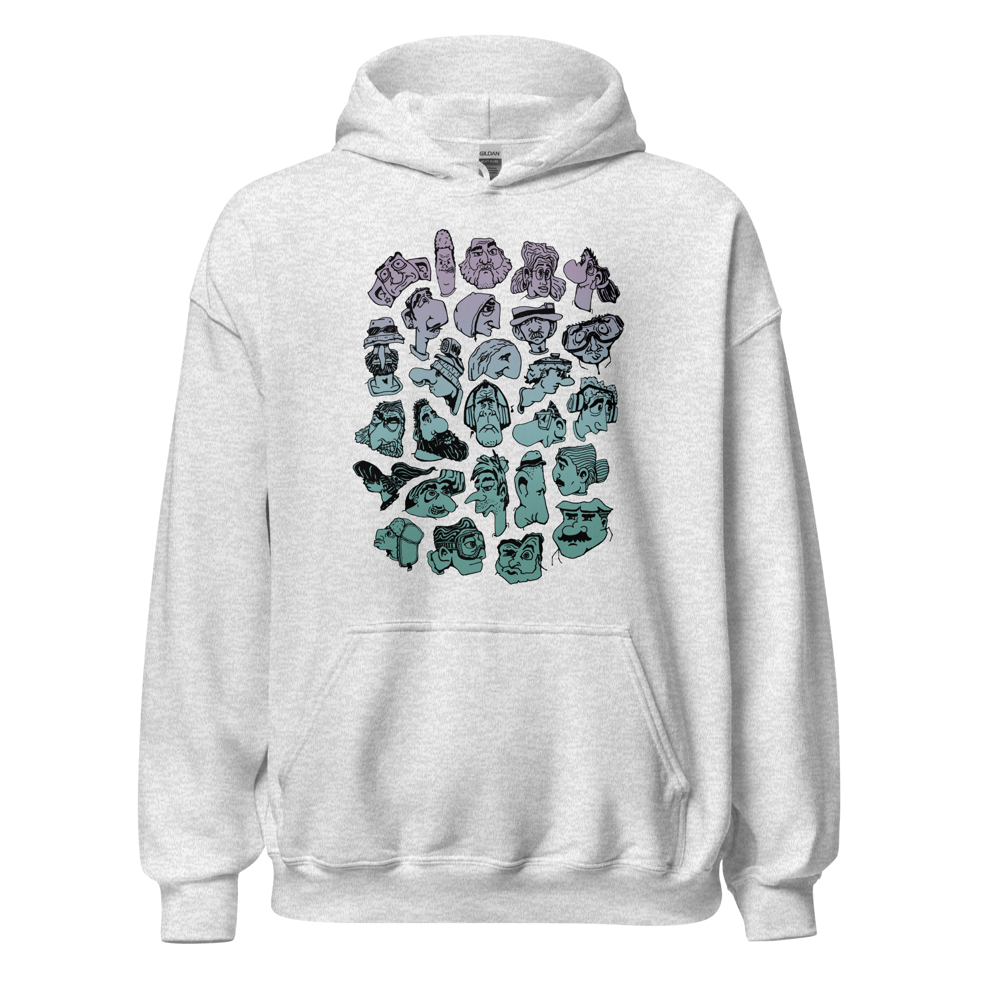 Faces! Ash Hoodie
