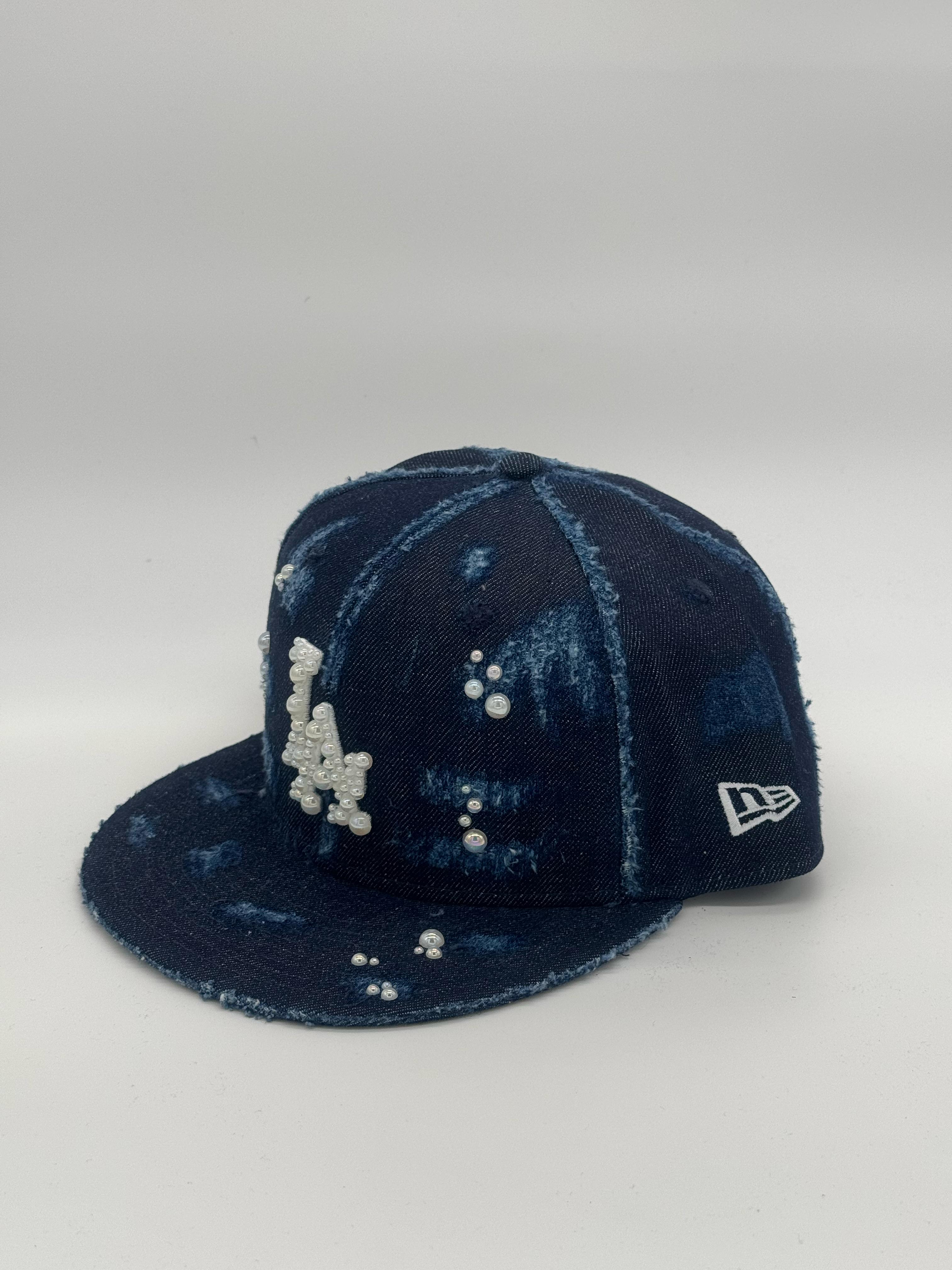Los Angeles Snapback "DENIM PEARLS"