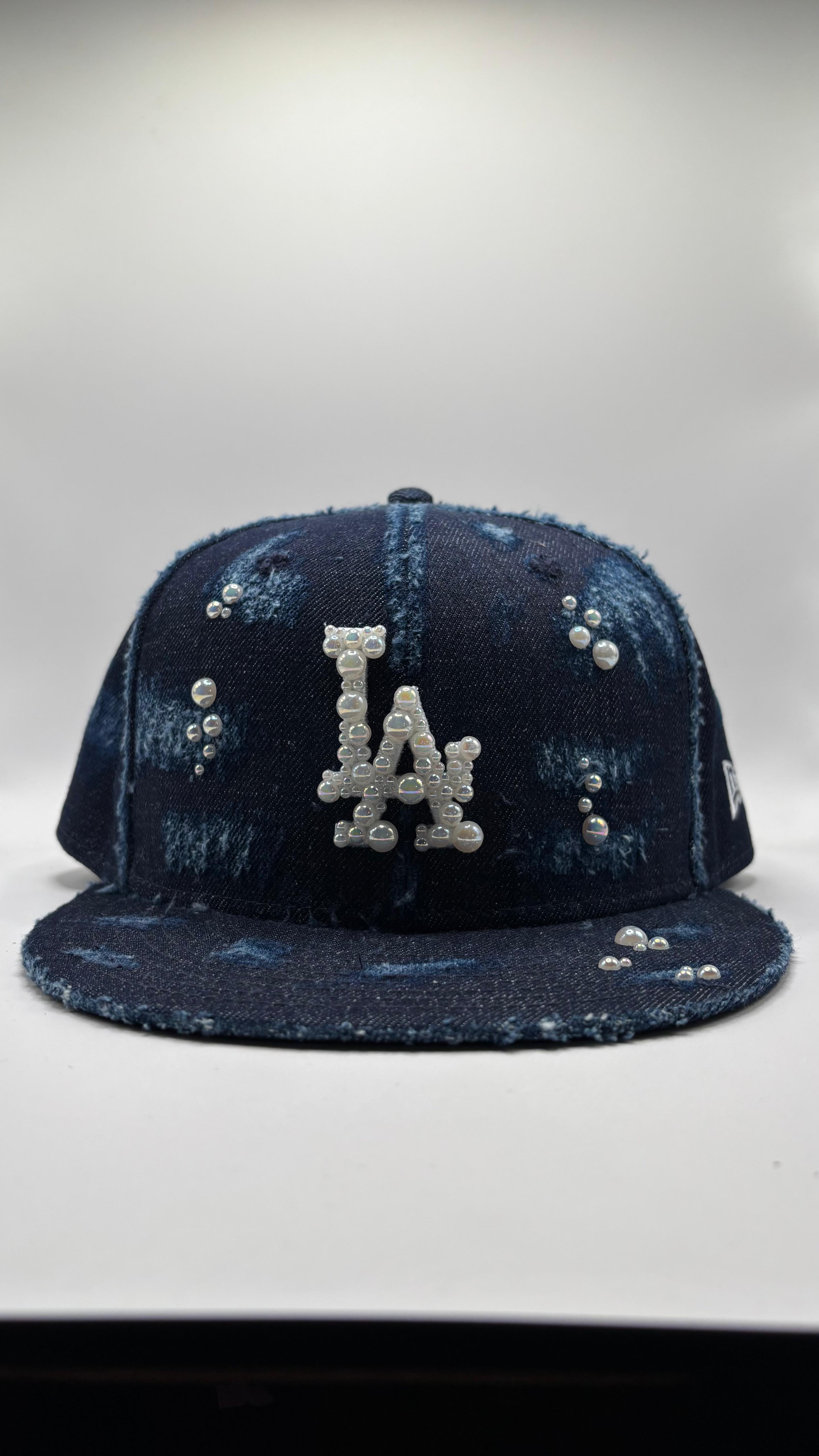 Los Angeles Snapback "DENIM PEARLS"