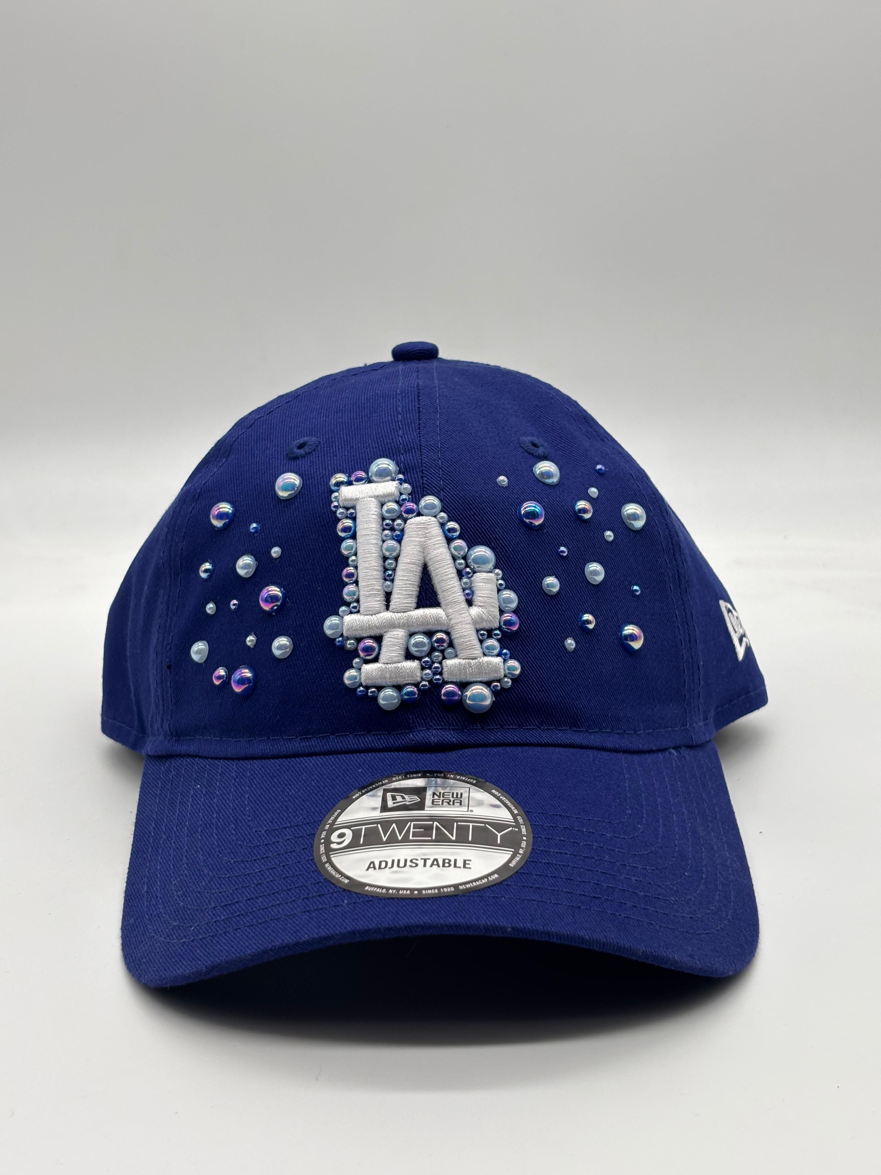 Los Angeles blue curved "SAPPHIRE PEARLS"