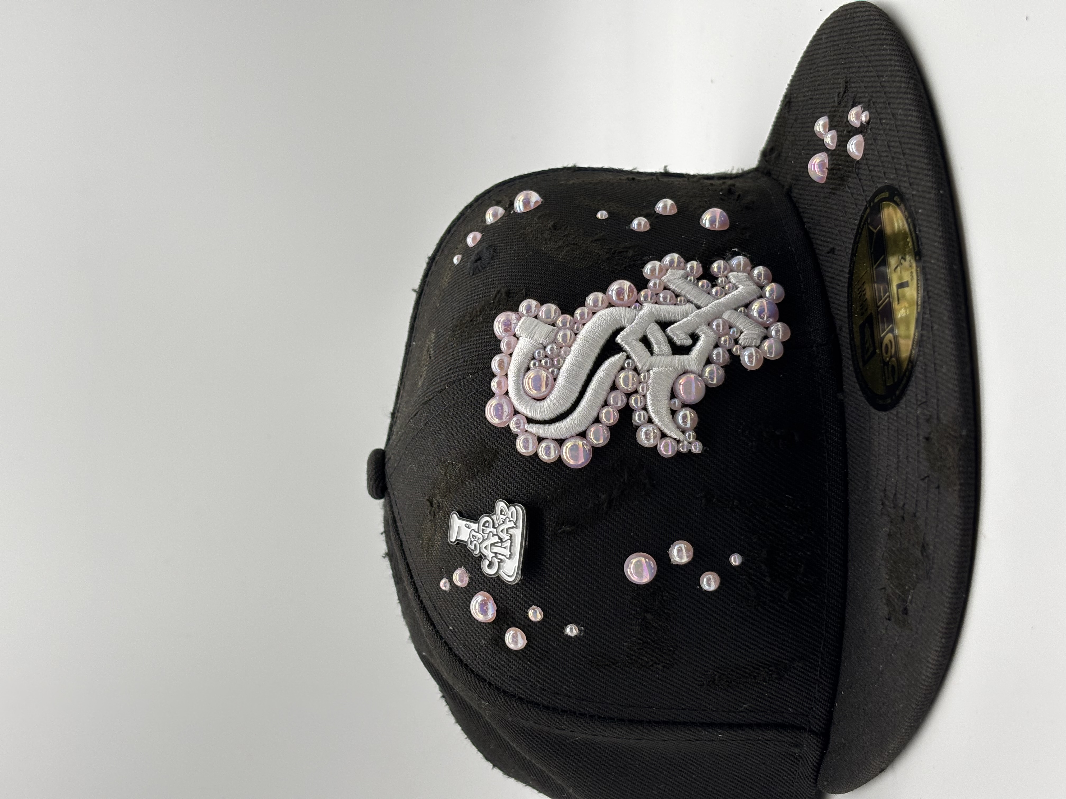 Chicago White Sox Black Fitted “PINK PEARLS”