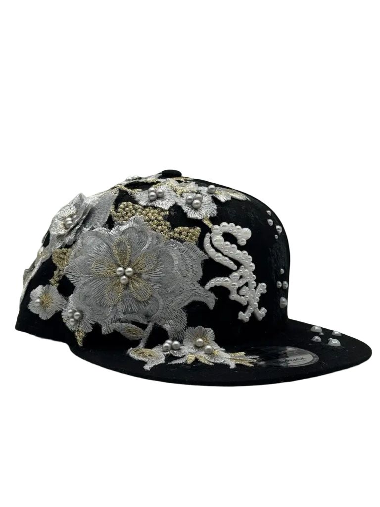 SOX Black Snapback "Flowers Bouquet" 