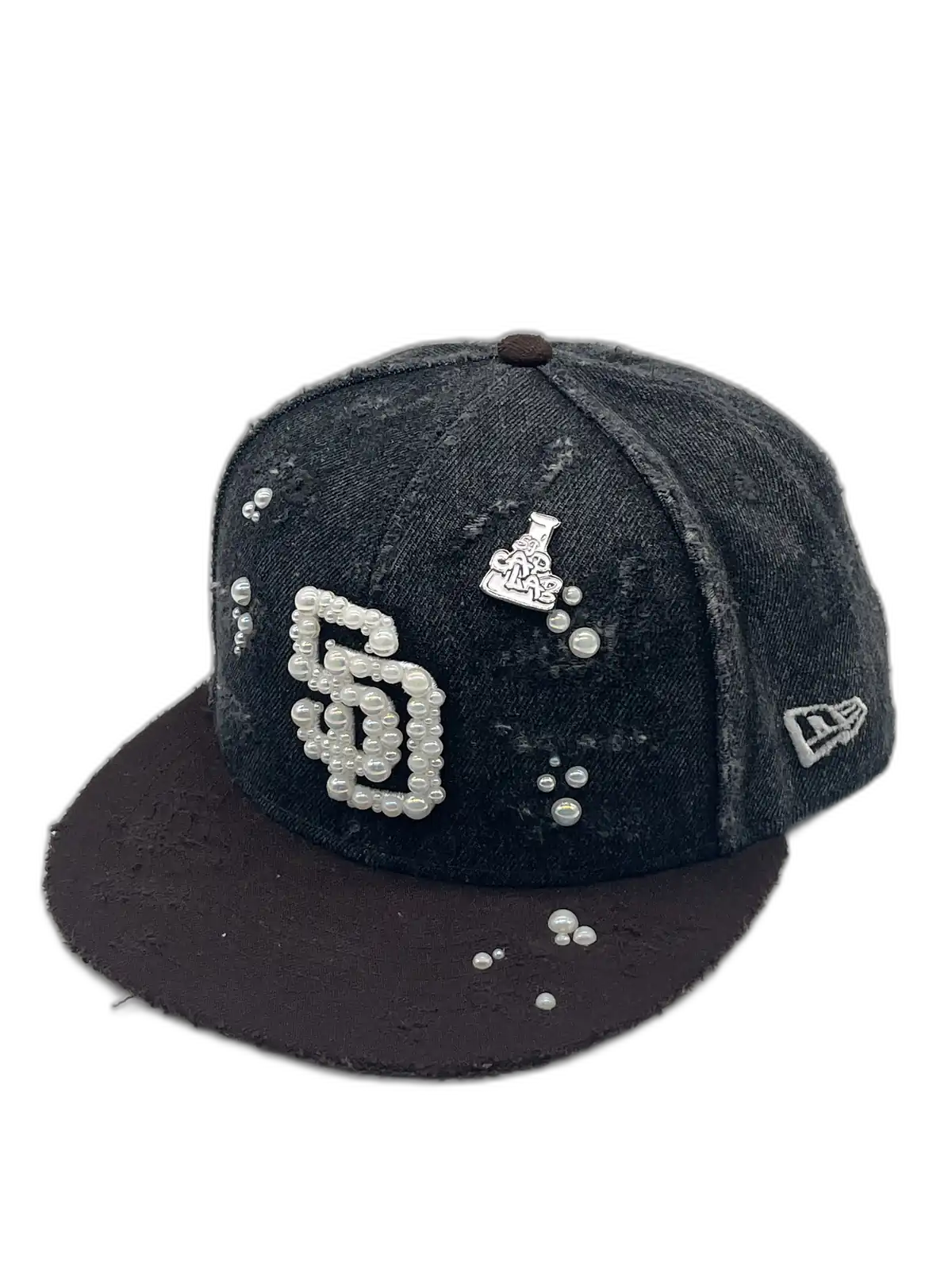 San Diego Fitted “Denim Pearls”