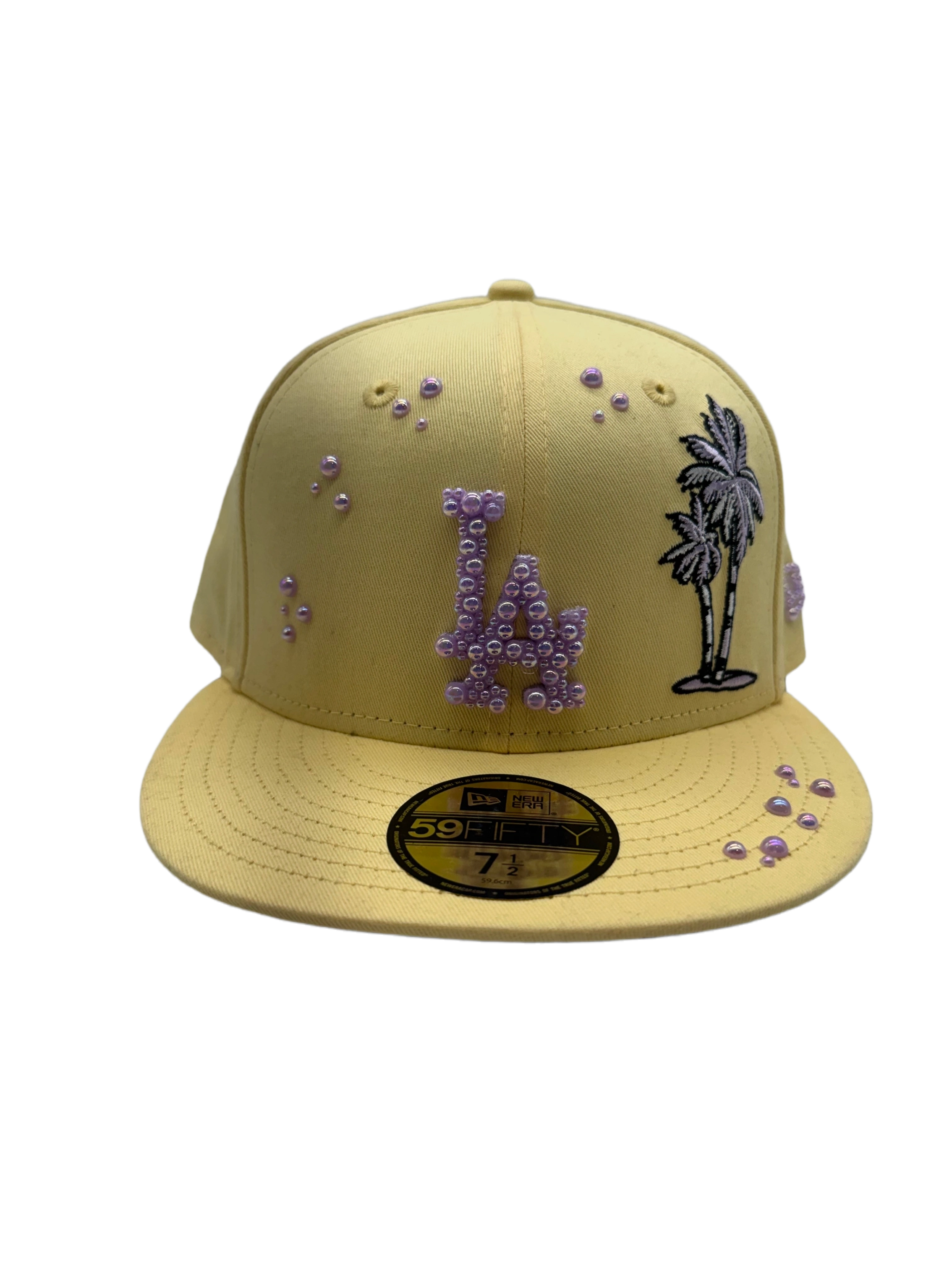 Los Angeles Yellow Fitted "Amethyst"