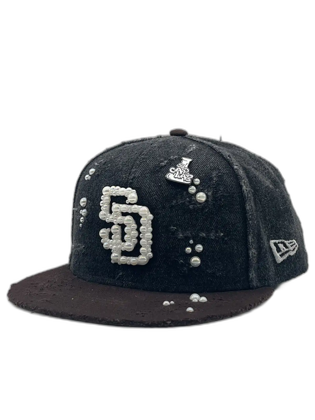 San Diego Fitted “Denim Pearls”