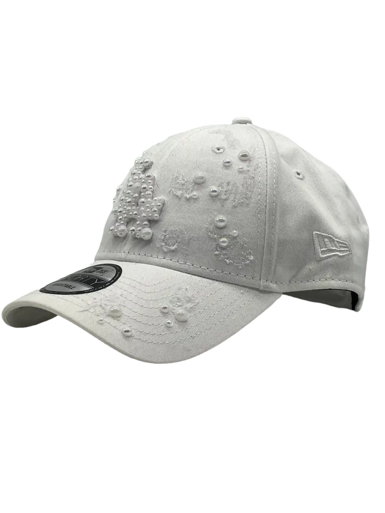 Los Angeles White Curved "White Pearls"