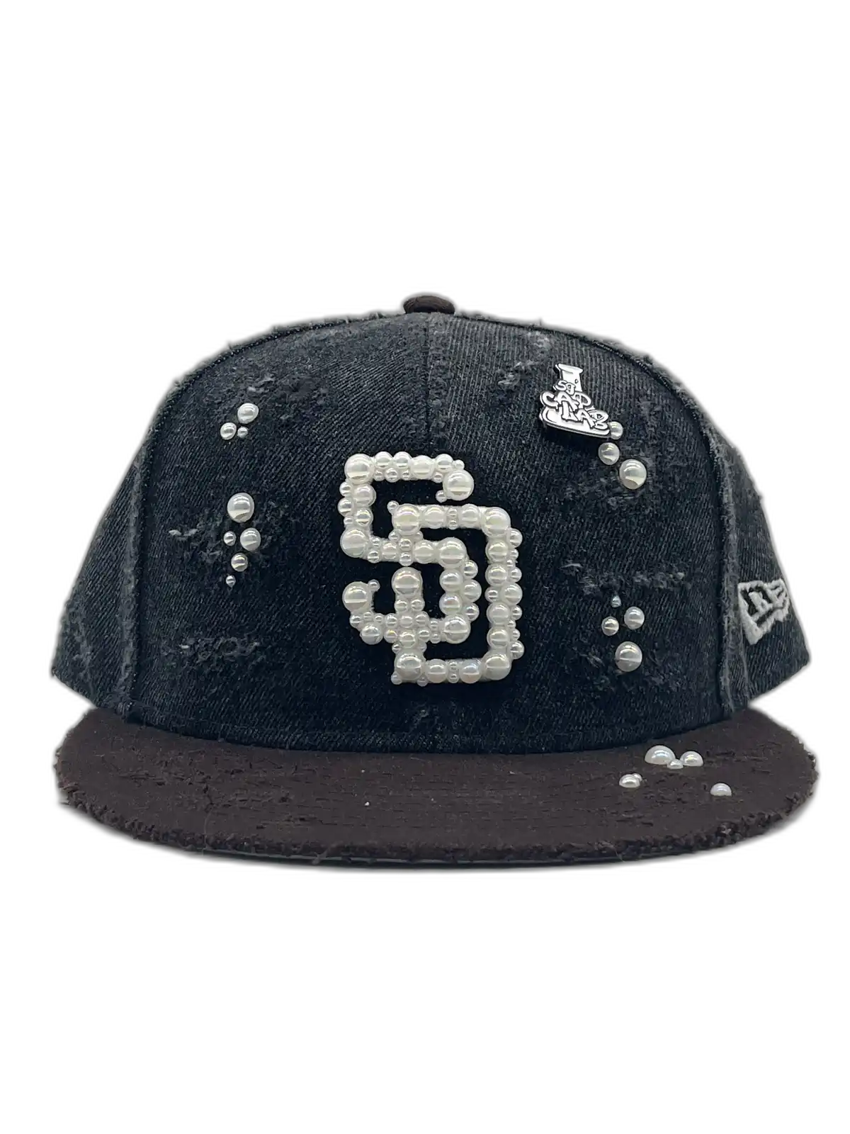 San Diego Fitted “Denim Pearls”