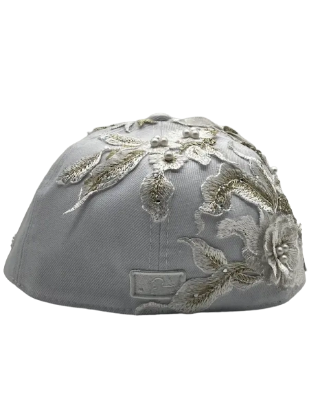 New York White Fitted "White Rose"