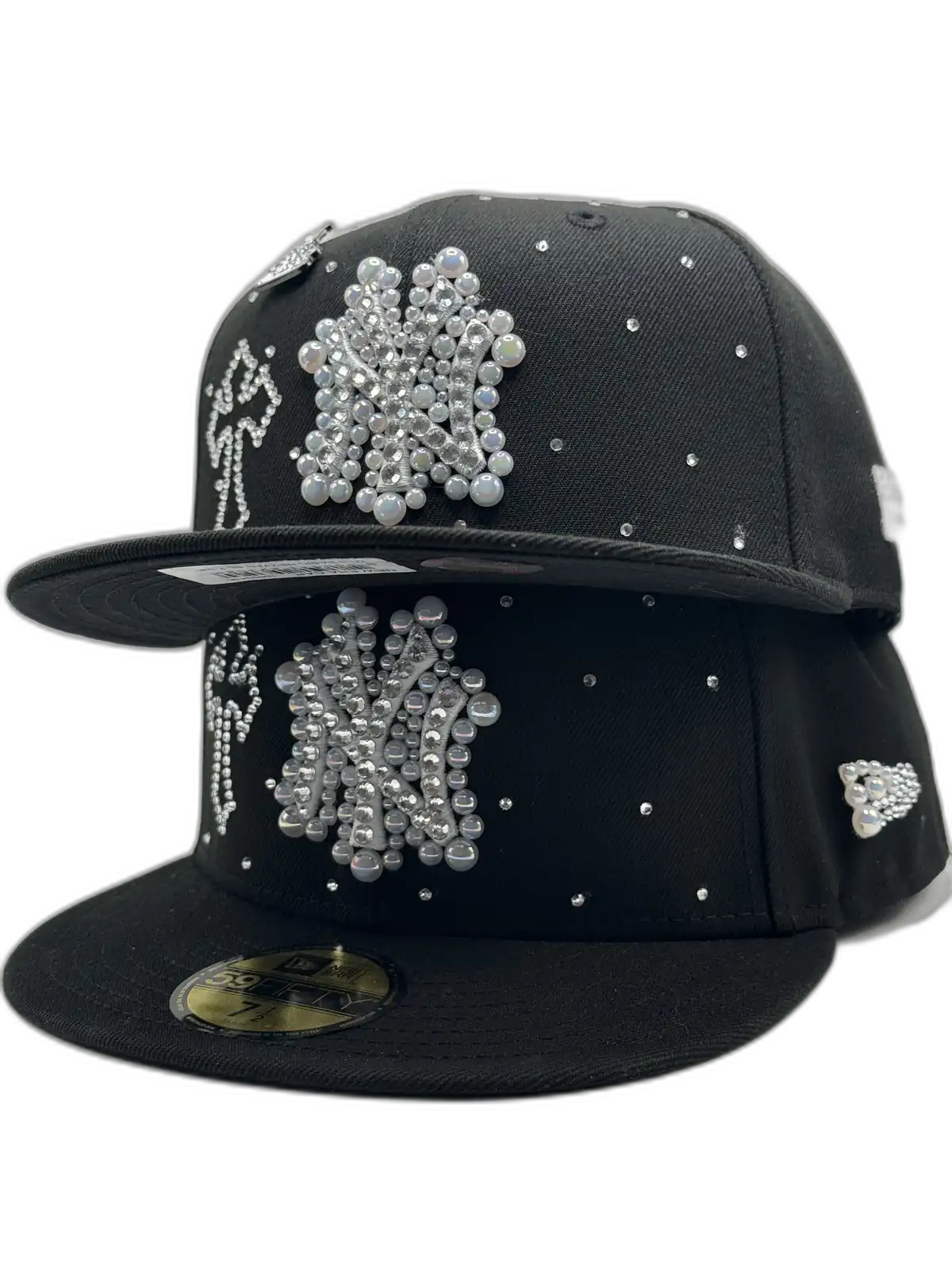 New York Black Fitted “Diamond Cross Combo”